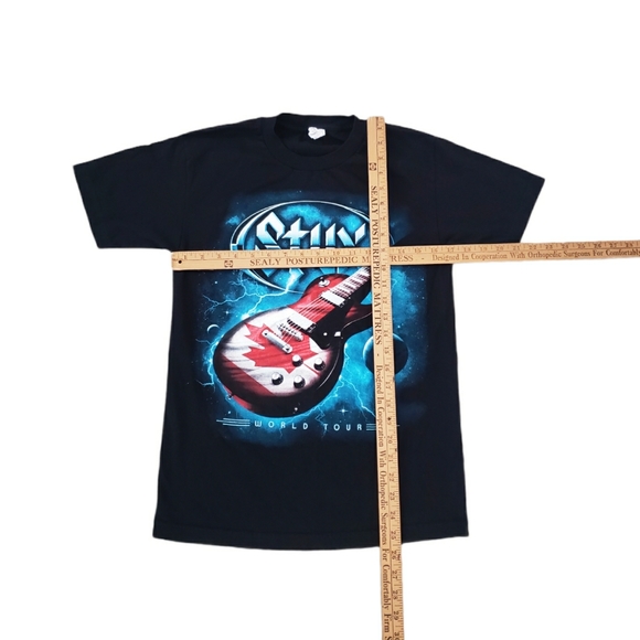 Styx Band World Tour Rare Canada Guitar Flag print - Picture 5 of 10